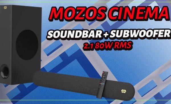 Mozos Cinema 2.1 zestaw soundbar + subwoofer 80W RMS – Test i recenzja
